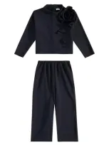 Il Gufo Kids' Set Aus Top Und Hose In Blau