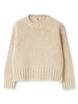 Il Gufo Ribbed-knit Jumper In Nude