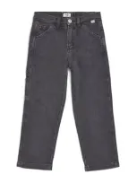 Il Gufo Kids' Straight Jeans In Black