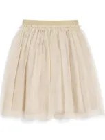 Il Gufo Kids' Tulle Skirt In Beige