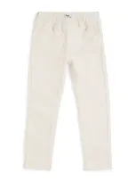 Il Gufo Kids' Velvet Trousers In White