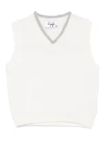 Il Gufo Babies' Virgin-wool Vest In White