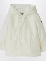 Il Gufo Double-breasted Padded Jacket In White