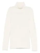 Il Gufo Kids' Ribbed-knit Sweater In White