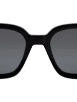 Illesteva Bogota Sunglasses In Black / Grey Flat