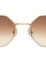 Illesteva Broome Sunglasses In Gold