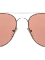 Illesteva F143 Sunglasses In Metallic