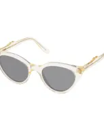 Illesteva Isabella Sunglasses In Transparent