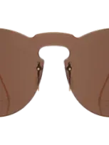 Illesteva Leonard Mask Sunglasses In Brown