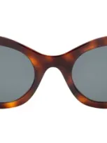 Illesteva Luna Sunglasses In Havana / Grey Flat