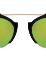 Illesteva Milan Iv Sunglasses In Green