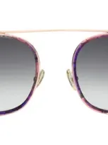 Illesteva Mykonos Ace Sunglasses In Gray