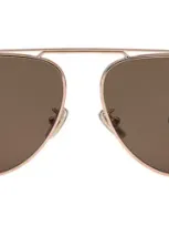 Illesteva Naxos 58 Sunglasses In Gold