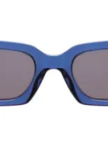 Illesteva Nk X  Wilson Sunglasses In Blue