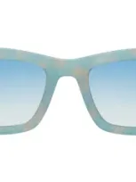 Illesteva Portugal Sunglasses In Green