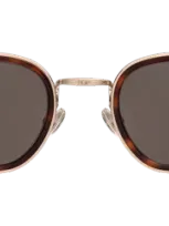 Illesteva Prince Tate Sunglasses In Brown