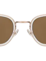 Illesteva Prince Tate Sunglasses In Brown