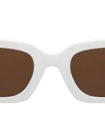 Illesteva Wilson Sunglasses In White