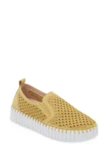 Ilse Jacobsen Tulip Slip-on Sneaker In Citronella