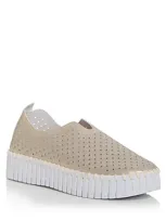 Ilse Jacobsen Women's Tulip Perforated Slip On Sneakers In Multi