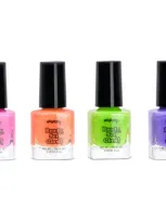 Iscream Kids'  Ready, Set, Glow Nail Polish Set In Multi