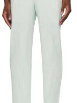 Issey Miyake Blue Tailored Pleats 2 Trousers In 71-light Blue