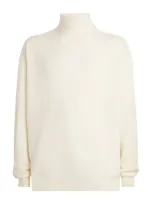 Issey Miyake Wool Rollneck Sweater In Ivory