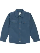 J & Josh Kids' Corduroy Long-sleeve Shirt In Blue