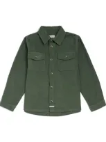 J & Josh Kids' Corduroy Long-sleeve Shirt In Green