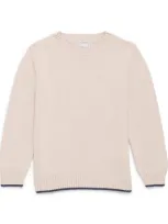 J & Josh Kids' Cotton Sweater In Beige