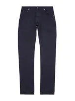 Jacob Cohen Kids' Cotton-rich Slim Trousers In Navy