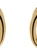 Jacquemus Gold 'les Petites Creoles Nodi' Earrings In 270 Light Gold