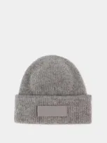 Jacquemus Le Bonnet Gros Grain Beanie -  - Wool - Dark Grey