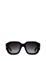 Jacques Marie Mage Lacy Square Frame Sunglasses In Black