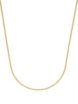 Jade Trau Small Yellow Gold Curb-link Chain Necklace