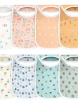 Keababies Kids'  8-pack Hallo Drool Bibs In Multi