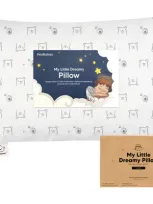 Keababies Jumbo Toddler Pillow With Pillowcase In White