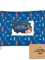 Keababies Jumbo Toddler Pillow With Pillowcase In Space Race