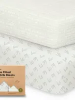 Keababies Kids' Soothe Fitted Mini Crib Sheet In Fleur