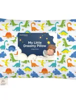 Keababies Toddler Pillow With Pillowcase In Happy Dino