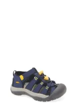 Keen Kids' Newport H2 Sandal In Naval Academy/ Yellow