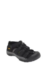 Keen Kids' Newport H2 Water Friendly Sandal In Black/yellow