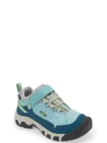 Keen Kids' Targhee Iv Waterproof Hiking Shoe In Reef Waters/daiquiri Green