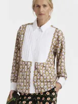 La Doublej Peggy Shirt In Half-light Micro Cream