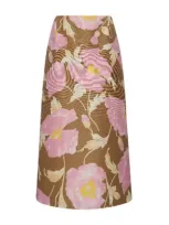 La Doublej Pencil Skirt In Sylph Khaki