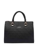 Liu •jo Medium Satchel Bag In Black