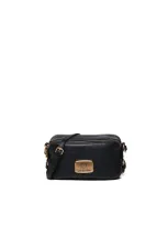 Love Moschino Logo-plaque Shoulder Bag In Black