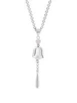 Lucy Quartermaine Lily Of The Valley Pendant In Metallic