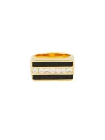 Luv Aj Panini Ring In Onyx