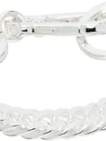 Martine Ali Silver Twin Link Hardware Bracelet